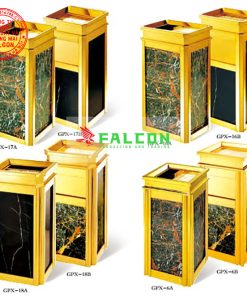 Thùng rác sảnh đá hoa cương