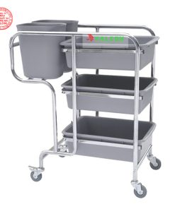 Xe đẩy dọn dẹp vệ sinh cao cấp