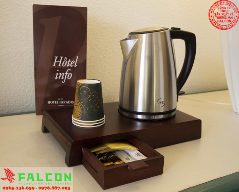 Bộ ấm siêu tốc khách sạn