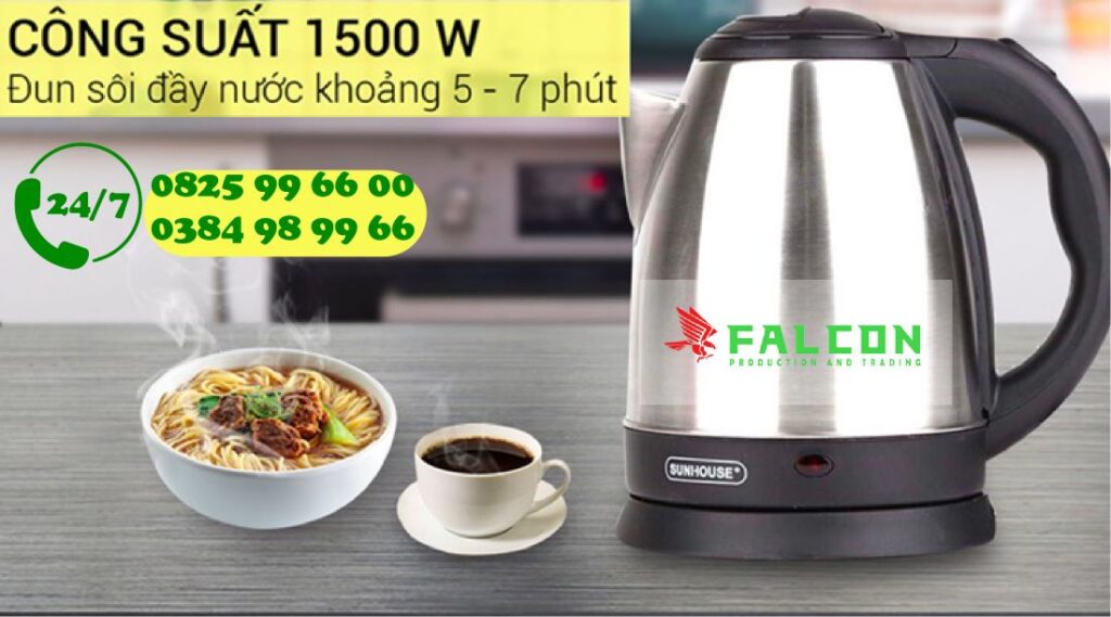 ưu điểm của ấm siêu tốc khách sạn