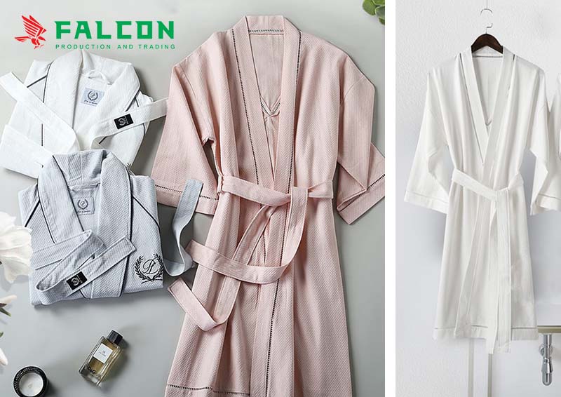 Áo choàng tắm chất liệu cotton cao cấp