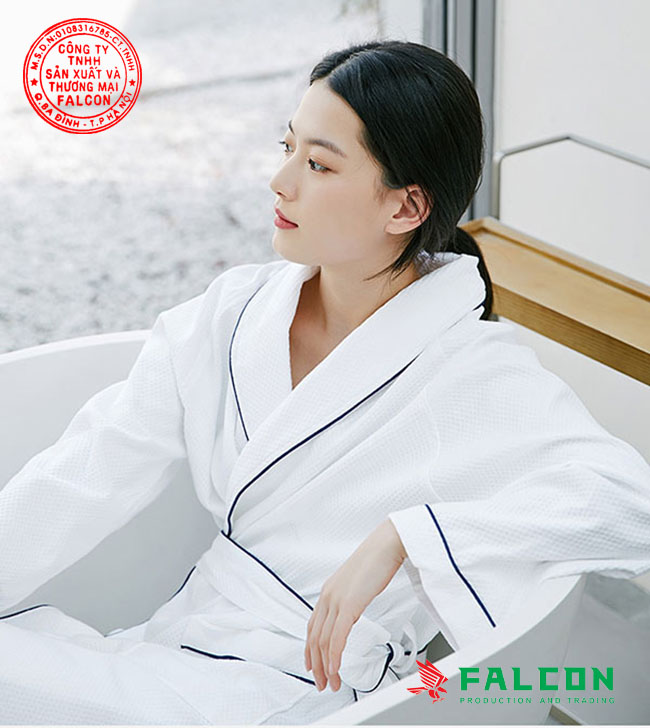 Áo choàng tắm tổ ong cao cấp
