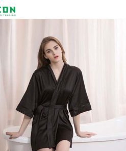 Áo choàng tay lỡ chất liệu phi lụa