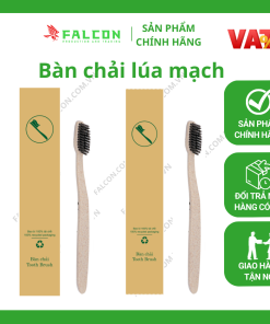 Bàn chải lúa mạch khách sạn đóng túi kraft nâu thân thiện với môi trường
