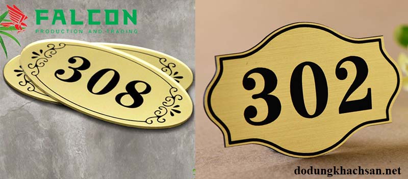 Biển số phòng khách sạn