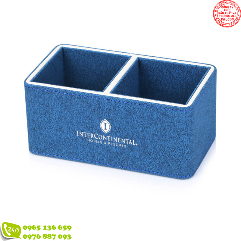 bo-do-da-khach-san-cao-cap-13.10 Khay đựng gói chè, cafe,....bằng da
