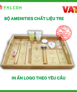 Bộ amenities chất liệu tre đóng túi giấy thân thiện với môi trường