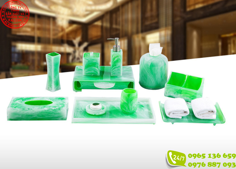 Bộ đồ resin phòng tắm cao cấp dành cho khách sạn