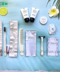 Combo amenities dùng trong phòng tắm khách sạn, mang đến sự tiện lợi cho khách