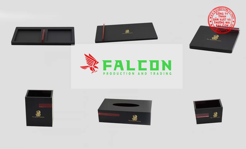 Chi tiết một số sản phẩm trong bộ đồ dùng khách sạn resin