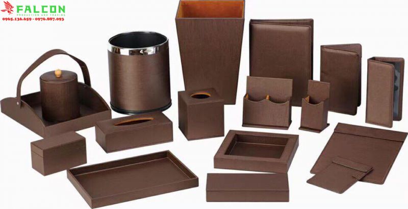 Cung cấp bộ đồ da dùng trong phòng khách sạn