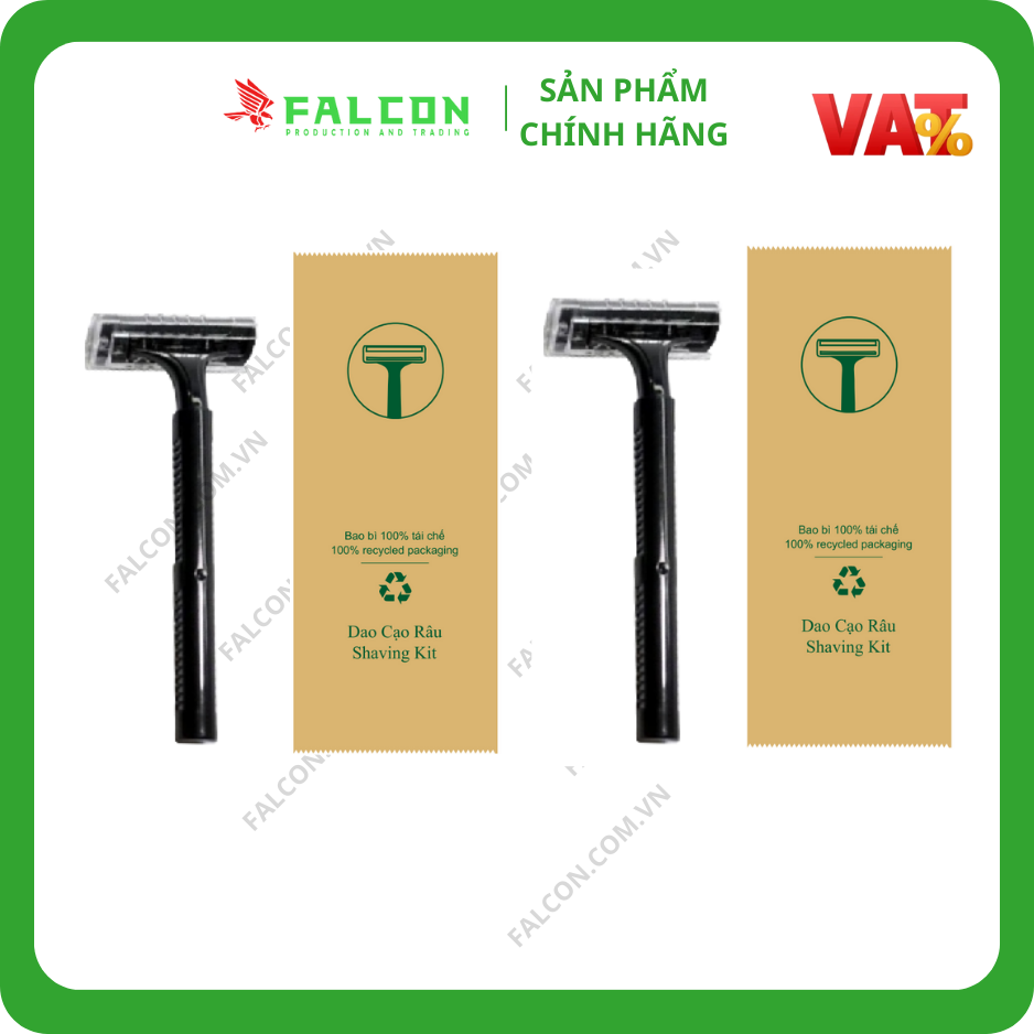 dao-cao-rau-chuyen-dung-khach-san Dao cạo râu đen mờ khách sạn đóng túi kraft nâu thân thiện với môi trường