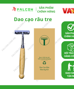 Dao cạo râu tre khách sạn đóng túi kraft nâu thân thiện với môi trường