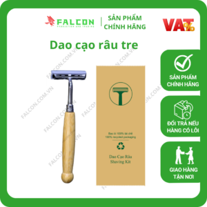 Dao cạo râu tre khách sạn đóng túi kraft nâu thân thiện với môi trường