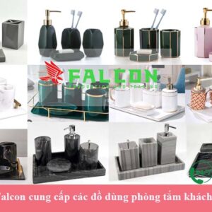 Bộ đồ dùng khách sạn resin chuyên dụng