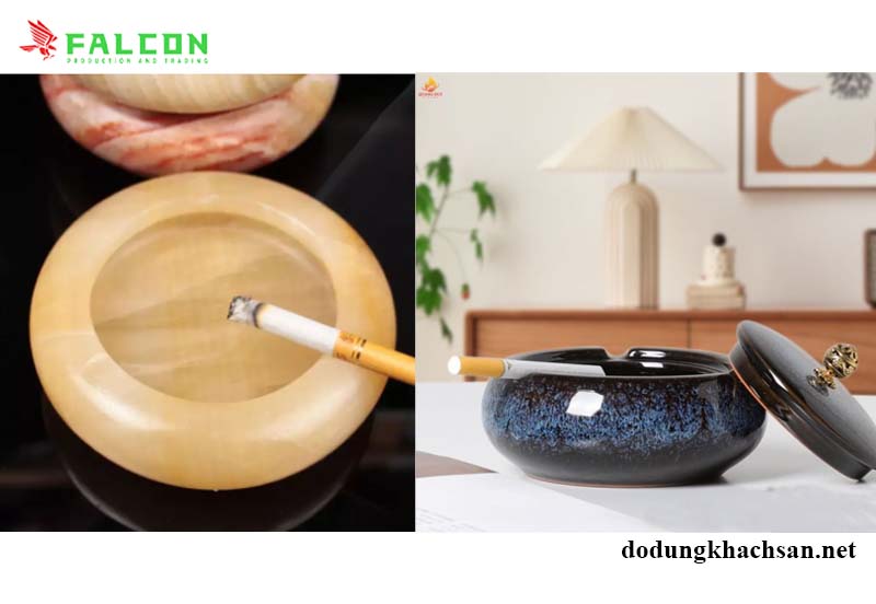 Gạt tàn thuốc bằng đá