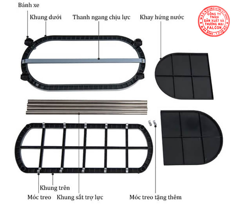 Kệ đựng ô dù khách sạn