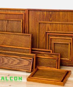 Các kích thước, kiểu dáng khách nhau của khay gỗ khách sạn