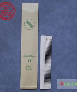 Lược tre khách sạn đóng túi kraft nâu thân thiện với môi trường