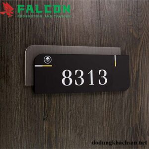 Mẫu mã biển số phòng khách sạn đẹp