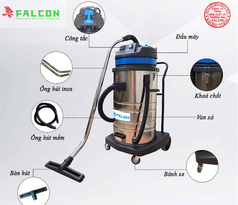 Máy hút bụi khách sạn 70 lít