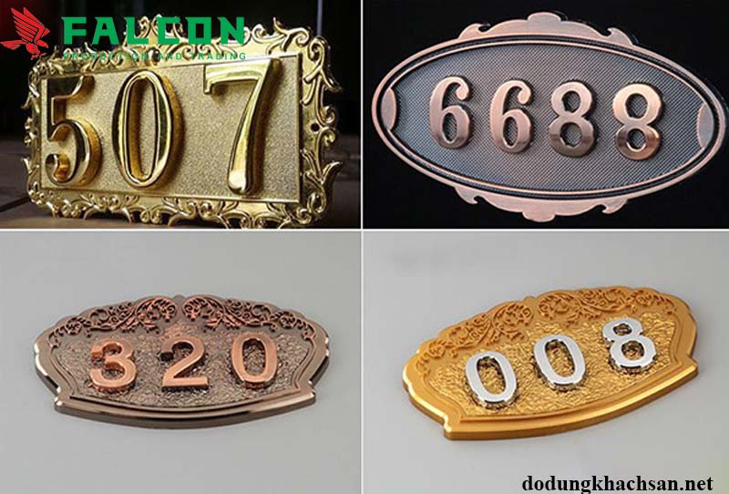 Tổng hợp một số mẫu biển số phòng cao cấp