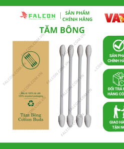 Tăm bông đóng túi giấy chuyên dụng cho khách sạn
