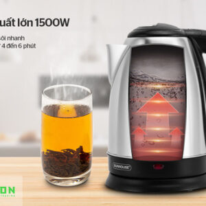 Công suất lớn, đun nước nhanh