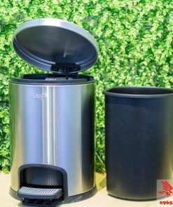 Thùng rác khách sạn đạp chân inox