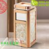 Thùng rác sảnh khách sạn đá hoa cương