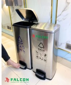 Thùng rác sảnh nano đạp chân được Falcon cung cấp chất lương cao, giá tốt nhất