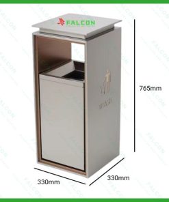 Thùng rác sảnh inox cao cấp được Falcon cung cấp giá ưu đãi