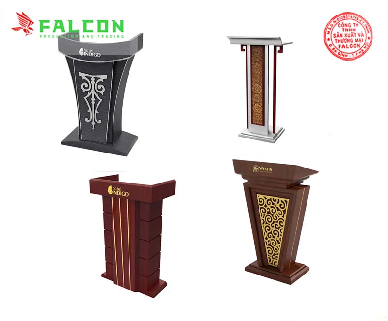 Tổng hợp một số bục phát biểu được Falcon cung cấp