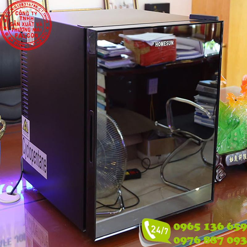 tu-mat-khach-san-homesun-canh-guong-36-lit Tủ lạnh khách sạn cánh gương chuyên dụng