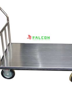 Xe đẩy hàng hóa inox trắng
