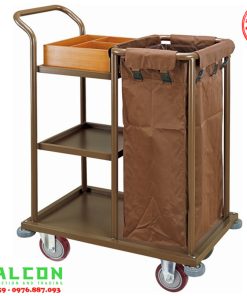 Xe dọn buồng phòng khách sạn 1 túi