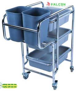 Xe đẩy dọn dẹp vệ sinh cao cấp
