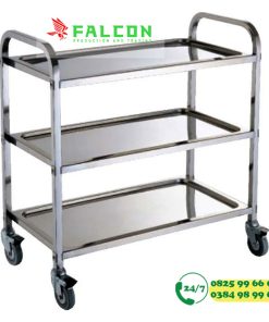 Xe đẩy dọn dẹp inox
