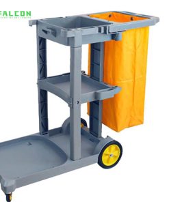 Xe dọn vệ sinh khách sạn 3 tầng túi vải