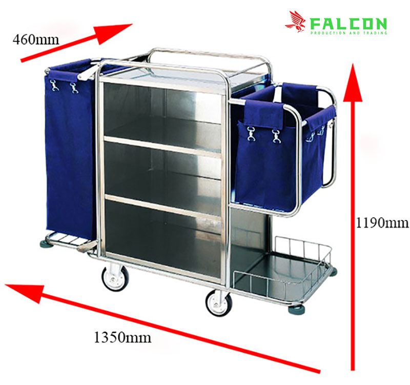 Thông số xe dọn buồng phòng khách sạn cao cấp