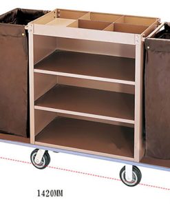 Kích thước xe dọn buồng phòng nhiều ngăn